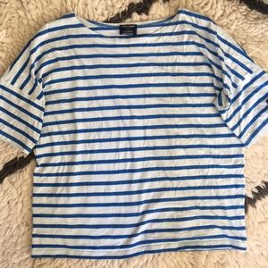 EUC ✨ Saint James J Crew Colorblock Slouchy tee